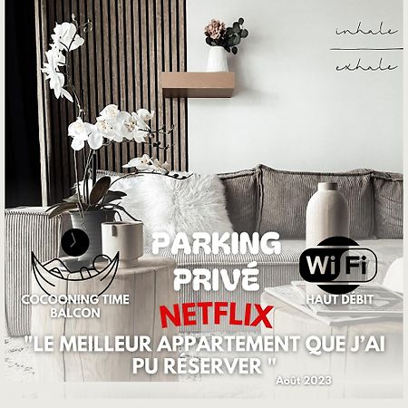 Le Cocon Blanc Metz - T2 - Parking Prive - Balcon - Nouvelle Ville, Gare Ngoại thất bức ảnh